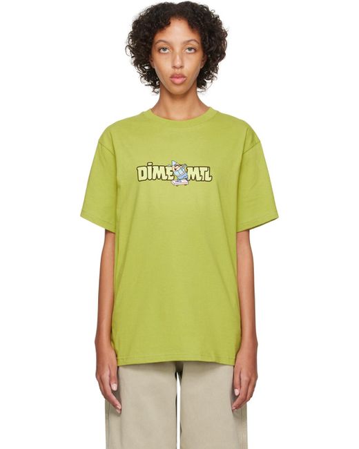 Dime Green Printed T-shirt