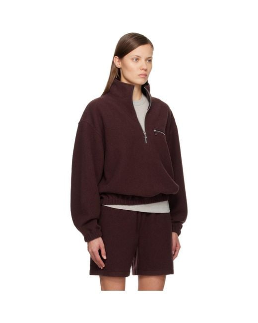 Rier Red Ssense Exclusive Fleece Jacket
