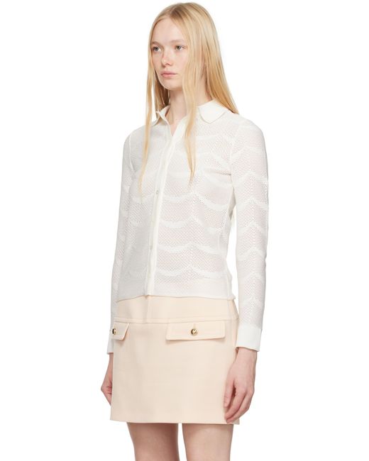 Tom Ford Natural Off- Knitted Shirt