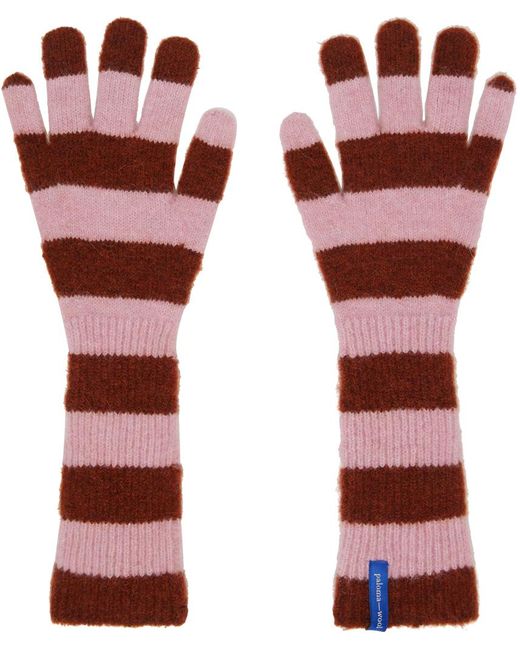 Paloma Wool Red Burgundy Patum Gloves