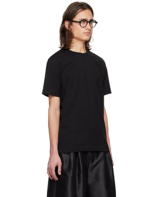 T-shirt noir à col ras du cou - forever Comme des Garçons pour homme en coloris Black