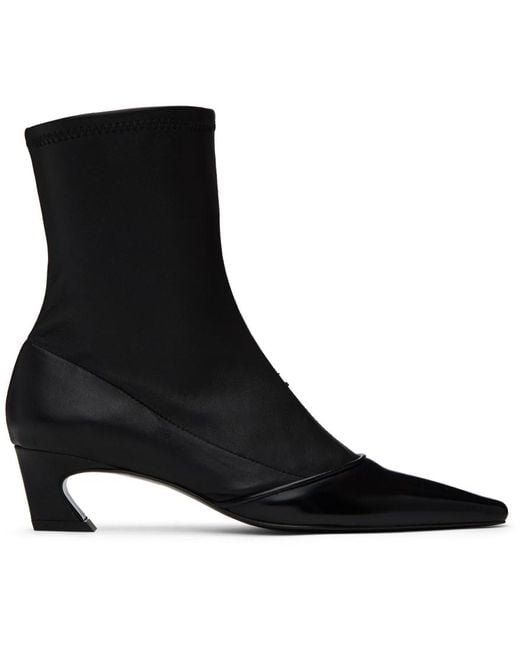 Acne Studios Black Heeled Boots Lyst UK