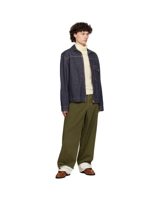 Moncler Genius Blue Mercedes-Benz By Nigo Nepit Denim Jacket for men