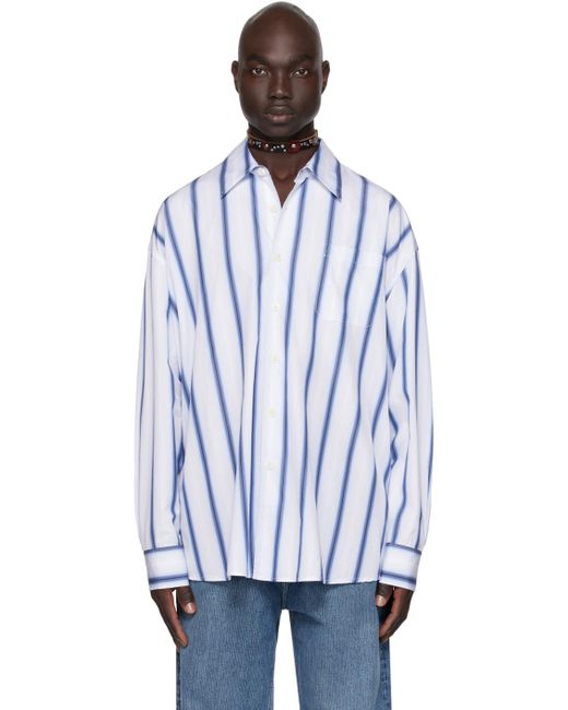 Our Legacy Blue Borrowed Shirt for men