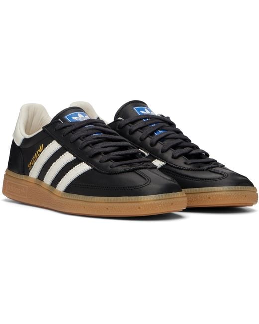 Adidas Originals Black Handball Spezial Mig Sneakers for men