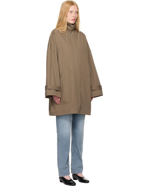 Trench Surdimensionné Taupe Totême  en coloris Blue