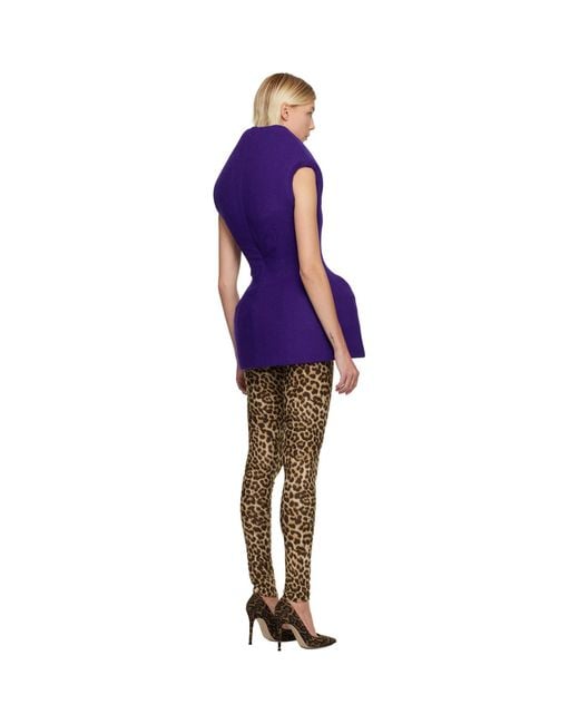 Duran Lantink Black Sculptured Minidress