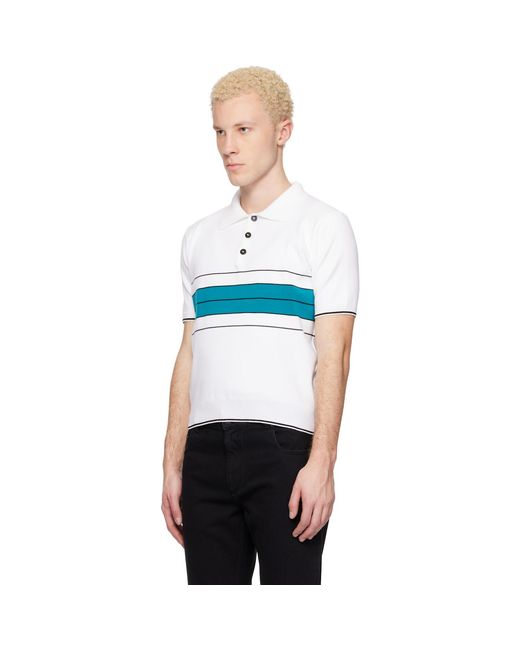 Ernest W. Baker Multicolor Striped Polo for men