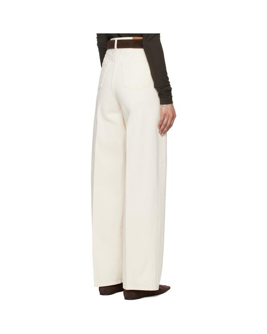 Totême Black Off- Wide Leg Jeans