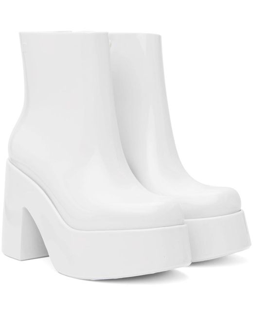 Melissa White Nubia Ii Boots