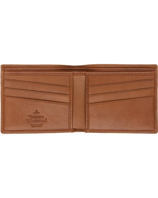 Vivienne Westwood Brown Billfold Wallet for men