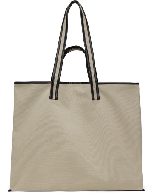 Kassl ベージュ キャンバス トートバッグ Natural