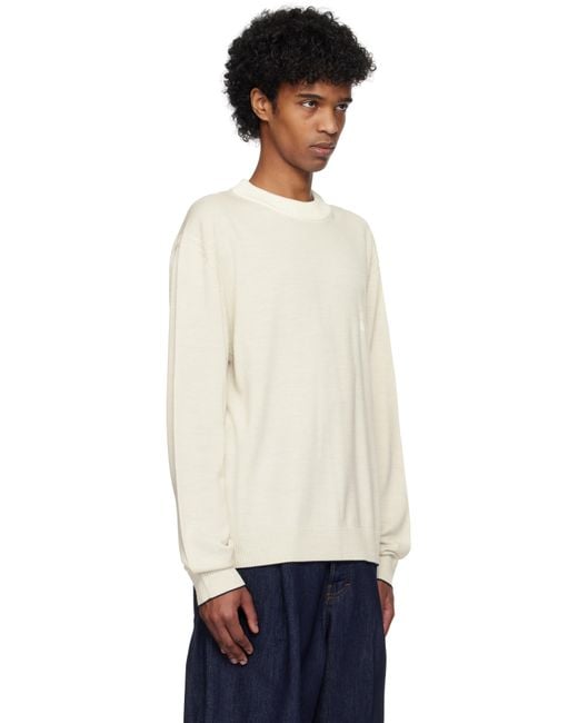 Jacquemus Black Off- 'The Tricot Knit' Sweater for men