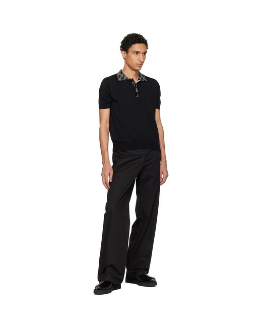 Ernest W. Baker Black Zipp Boots for men