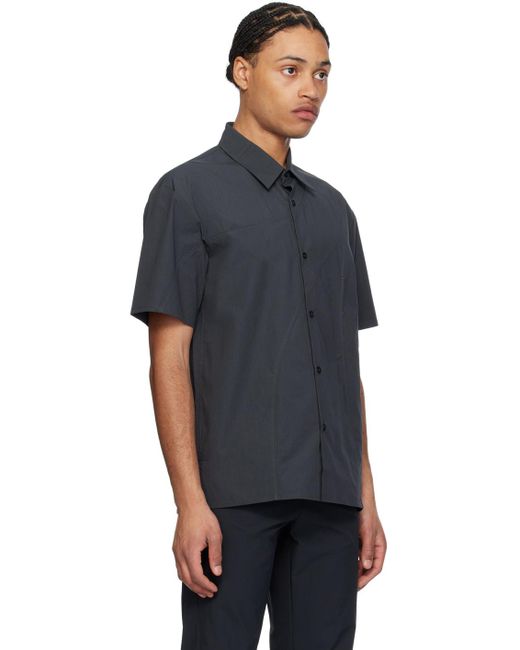 Post archive faction (paf) chemise center grise - 6.0 Post Archive Faction PAF pour homme en coloris Black