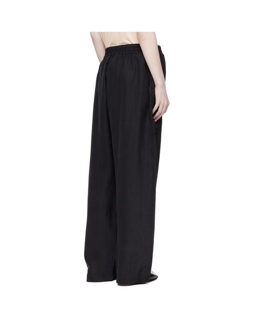 Studio Nicholson Black Capel Twill Trousers