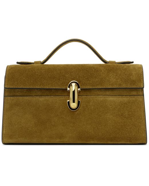 SAVETTE Green Symmetry Pochette Bag