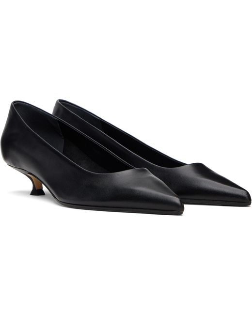 Aeyde Blue Cari Pointed-Toe Heels