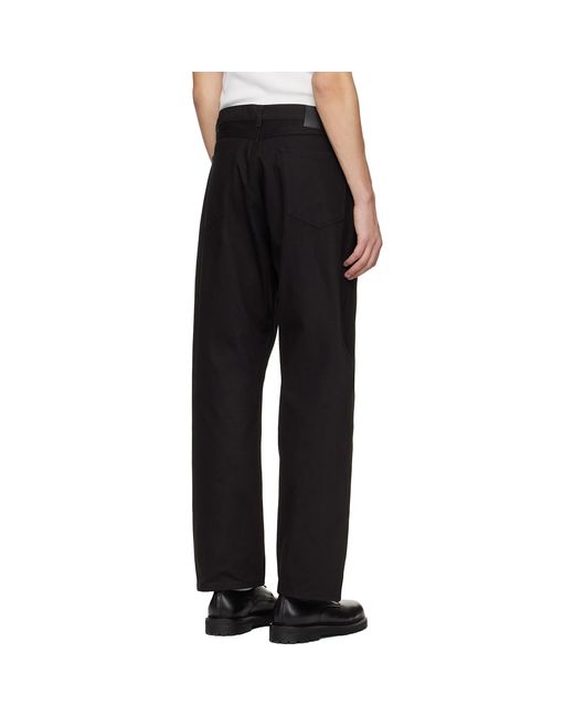 Studio Nicholson Black Marylebone Jeans for men