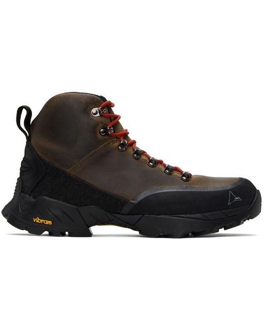 Roa Black Brown Andreas Boots for men