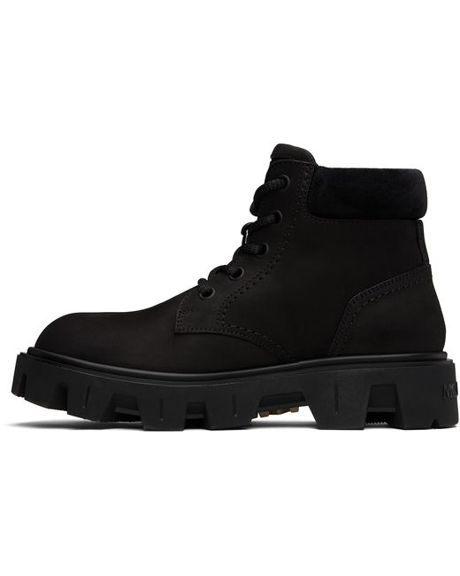 Moncler Black Peak City Ankle Boots for men
