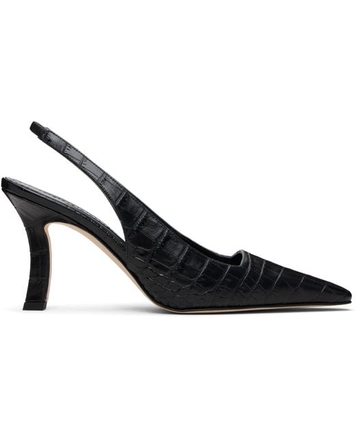 Chaussures À Talon Moirasli Noires Manolo Blahnik en coloris Black
