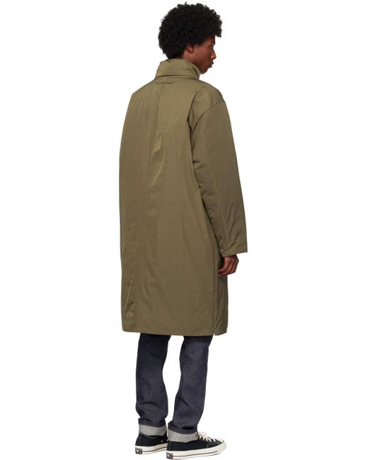 Calvin klein stand collar coat sale