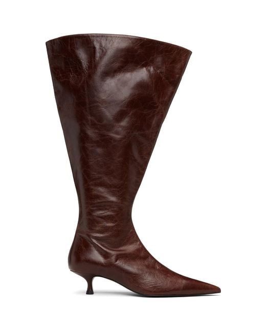 Abra Brown Flare Boots