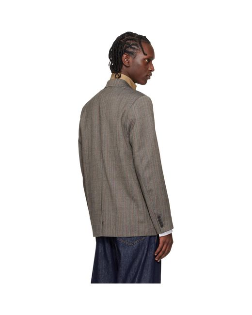 Dries Van Noten Black Loose Wool Blazer for men