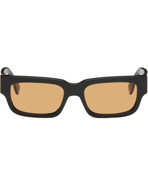 Retrosuperfuture Black Roma Sunglasses for men
