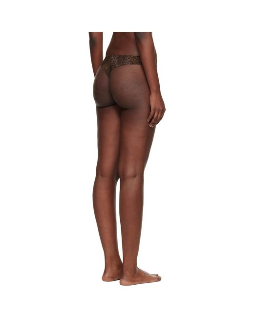 Fruity Booty Brown Leopard Shania Thong