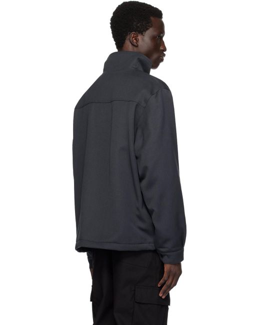 GR10K Black Zip Jacket for men