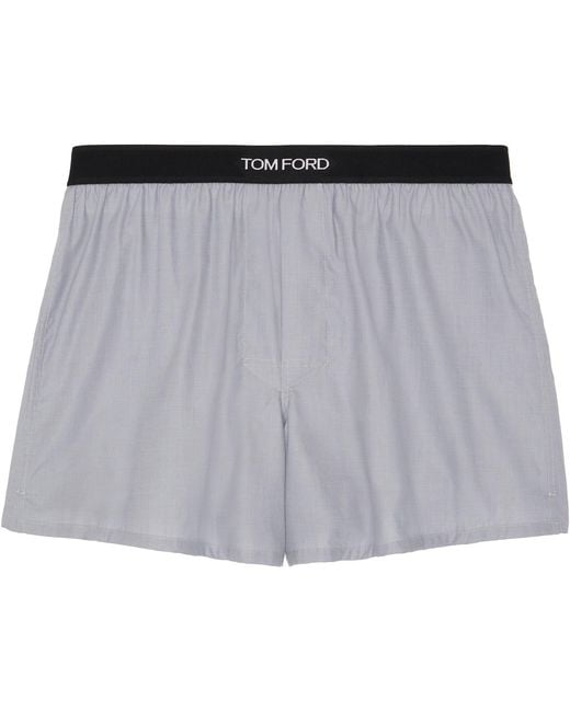Tom Ford Gray Cotton Boxers for men