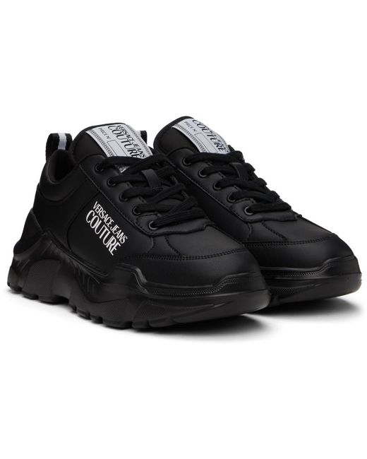 Versace Black Speedtrack Sneakers for men