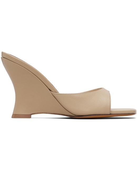 Maryam Nassir Zadeh Black Lido Wedge Heeled Sandals