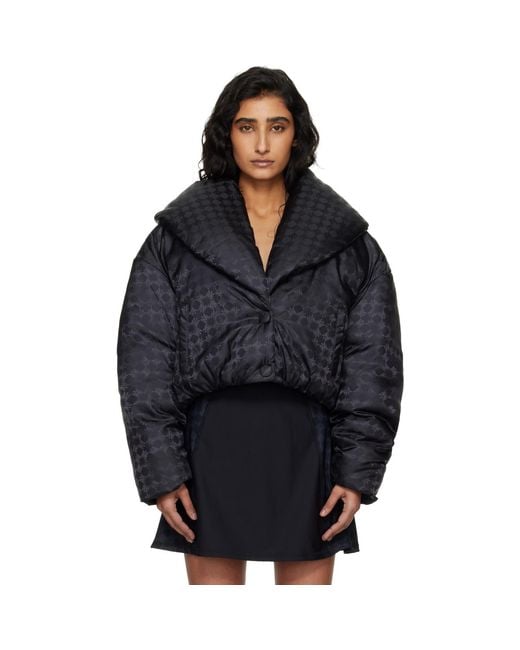 Amiri Black Ma Quad Shawl Down Jacket