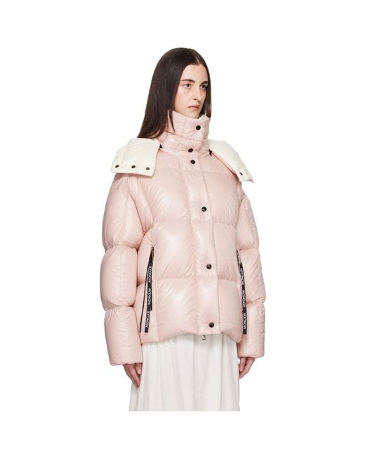 Moncler Pink Parana Down Jacket