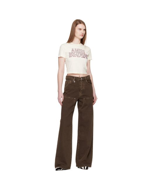 Amiri Multicolor Off- Hollywood' Baby T-Shirt