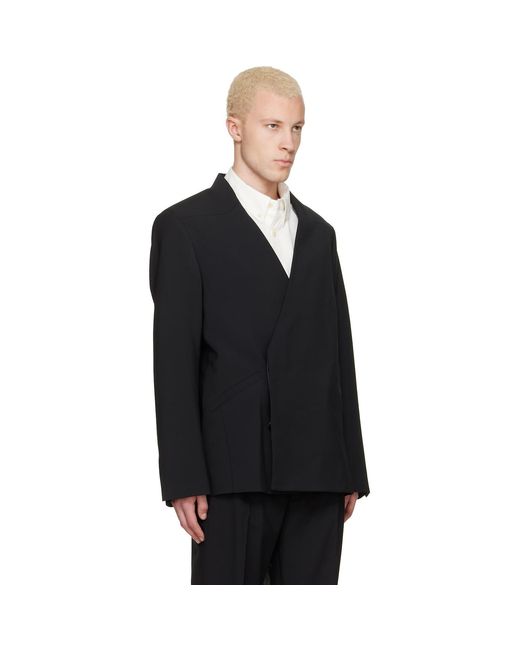 Entire studios Black Common Tailo Blazer for men