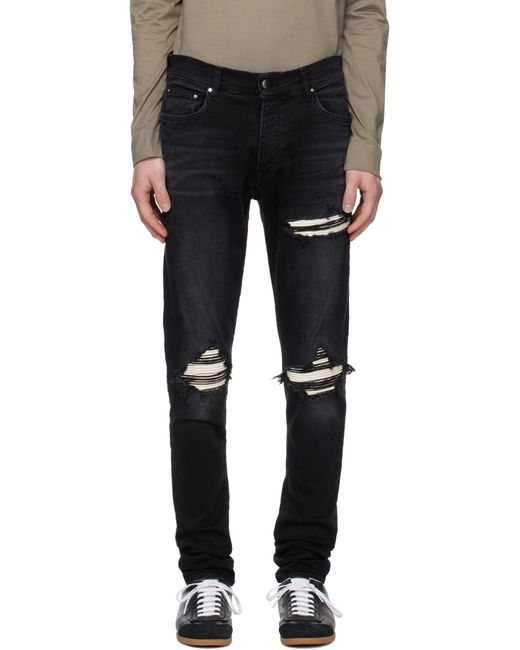 メンズ Amiri ブラック Mx1 Ultrasuede ジーンズ Black