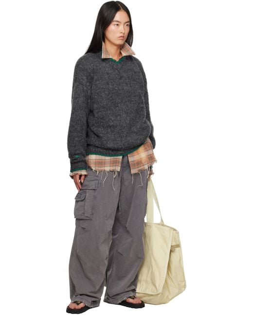 ERL グレー クラシック 迷彩 カーゴパンツ | Lyst