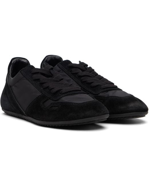 Rick Owens Black Temple Minimal Sneakers