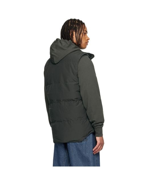 Canada Goose Black "Garson" Down Vest for men