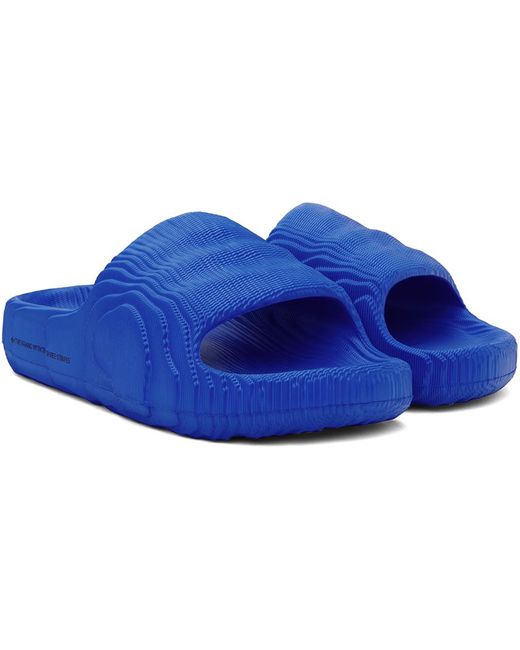 Sandales à enfiler adilette 22 bleues Adidas Originals pour homme en coloris Blue