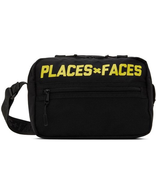 PLACES+FACES Black Places+faces Og Pouch for men
