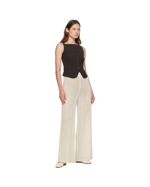 Lisa Yang Natural Off- Mei Lounge Pants