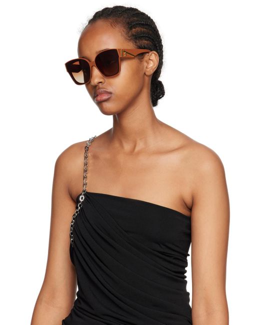 Fendi Black Brown ' First' Sunglasses