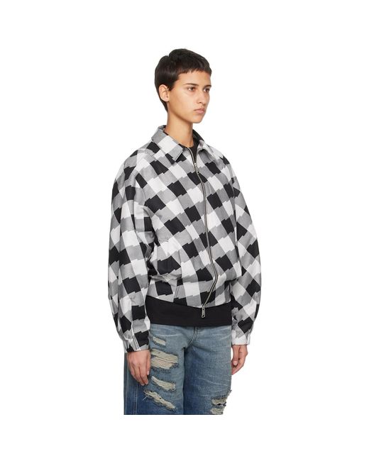 Adererror Black Check Jacket