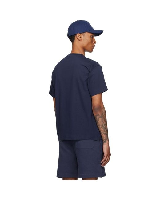 Moncler Genius Blue Moncler X Gilga Farm Short Sleeve T-Shirt for men