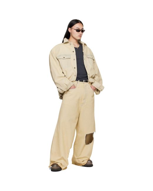 Lu'u Dan Natural Off- Drifter Denim Jacket for men